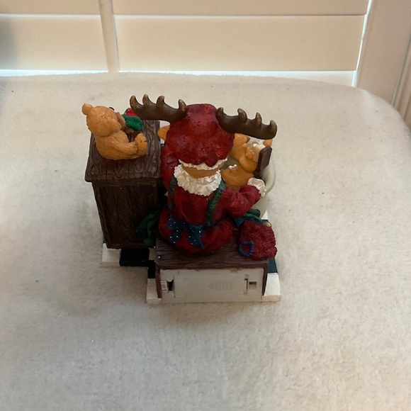 Holiday Time Festive Moose and Bears Decor - Red, Brown, Green - Picture 3 of 6